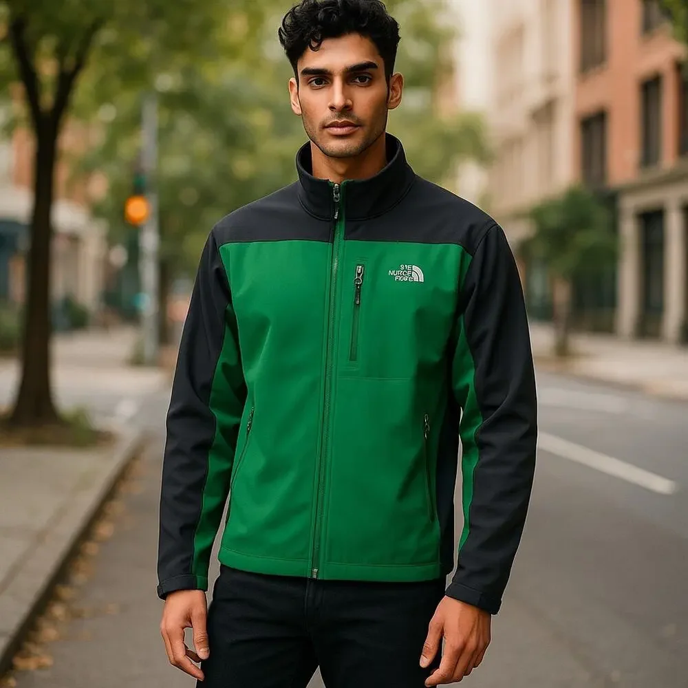 The North Face Mens Jacket M or L 2006 Seven Summits Project Kelly Green‎ Black